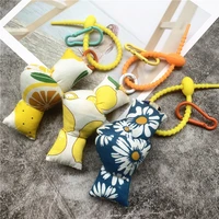 kink lanyard stuffing cotton phone accessories premium backpack ornaments pendant small fresh landyard strap for phone charm