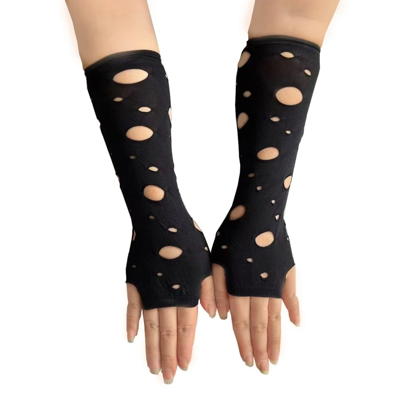 

Unisex Sunscreen Half Finger Gloves UV for PROTECTION Long Sleeve Gloves for Out