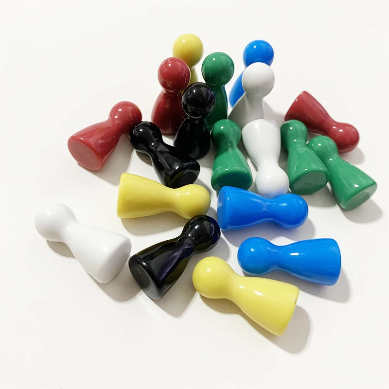 

10pcs 25*12mm Solid Acrylic Humanoid Chess Pieces For Board Game High quality Chessman Accessories