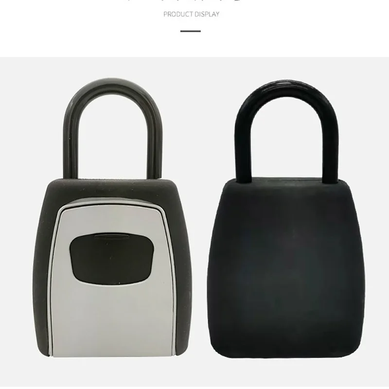 

Key Storage Lock Box Safe Box Keys Storage Box Padlock Use Password Lock Alloy Material Keys Hook Security Organizer Boxes