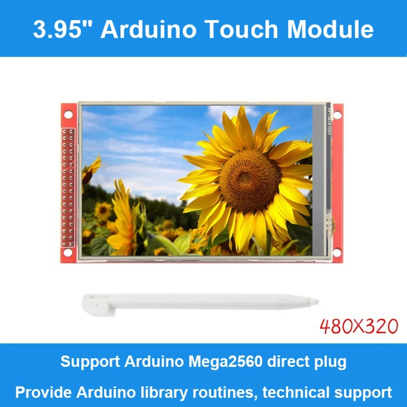 

Модуль цветного экрана TFT 3,95/4,0 дюйма, Модуль Сенсорного Экрана 320X480 HD, модуль экрана дисплея для Arduino Mega2560