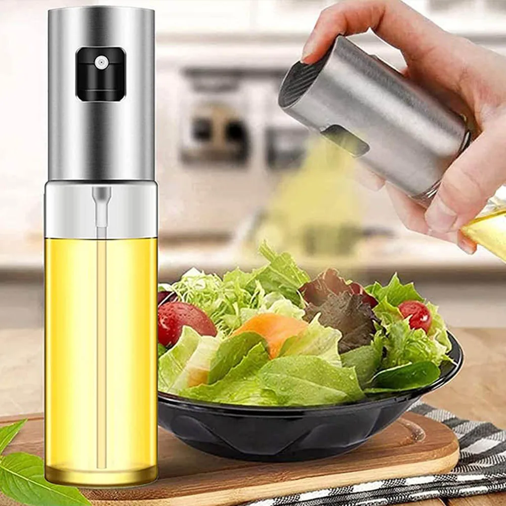 

Oils Spray Glass Bottle Olive Glass Oil Sprayer Acid Dispenser Kitchen Vegetable Oil Spray Camping Fitness Less Oil Barbecue