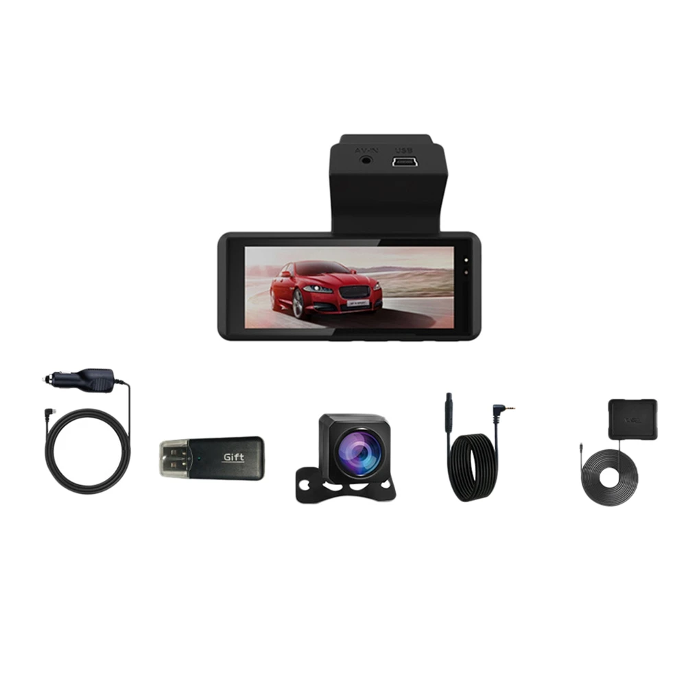 

4K Dash Camera Car DVR Video Recorder Ultra HD 2160P GPS Track WiFi Night Vision Dashcam Support 1080P Rear Camera B11P