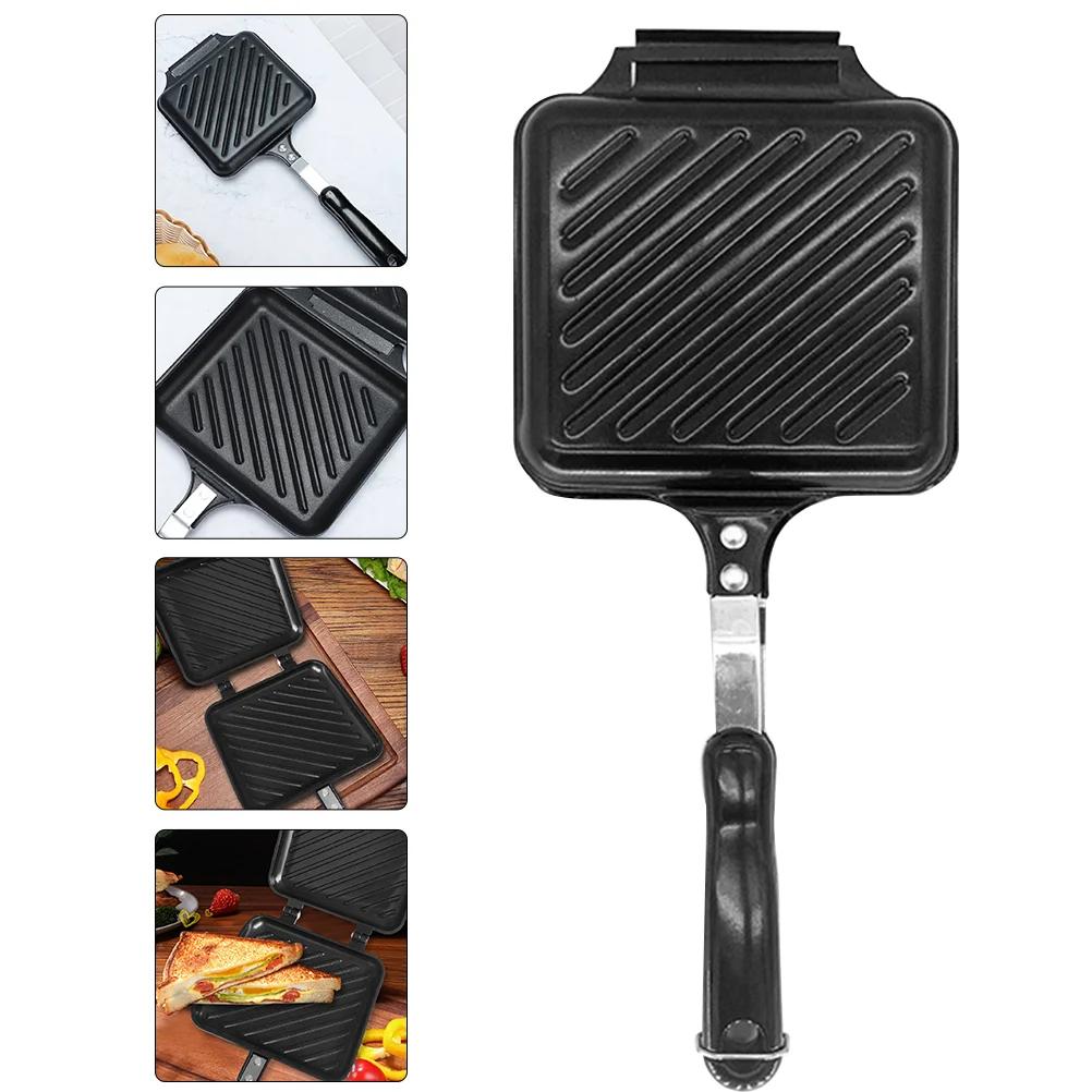 

Sandwich Pan Maker Grill Cheese Toaster Kitchen Non-stick Breakfast Machine Skillets Essentials Egg Baking Frying