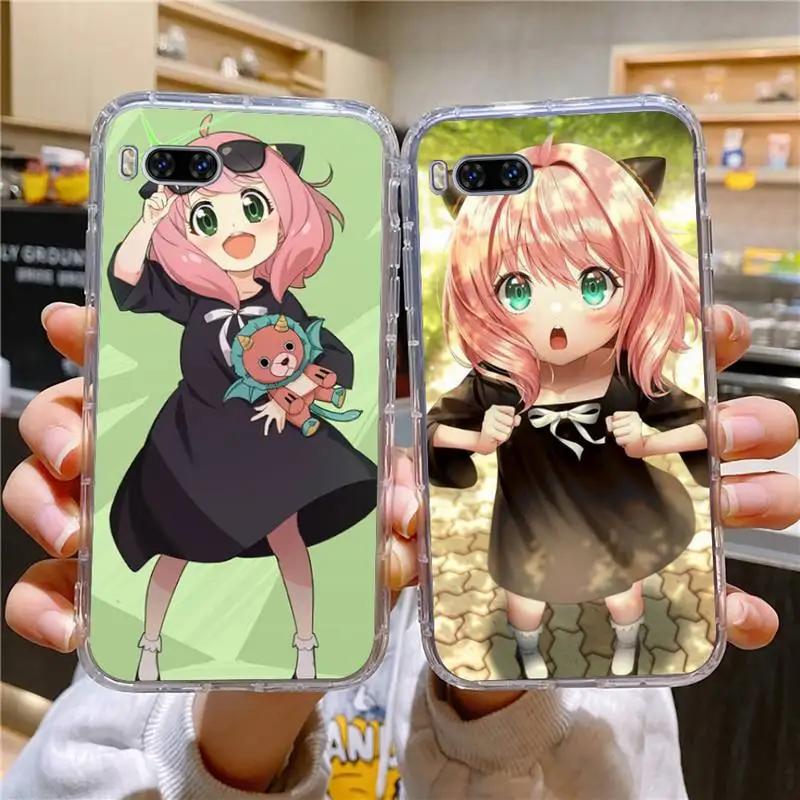 

S-Spy×Family Anya Phone Case For Huawei Mate P10 P20 P30 P40 P50 Smart Z Honor 50 60 70 Pro Lite Transparent Case