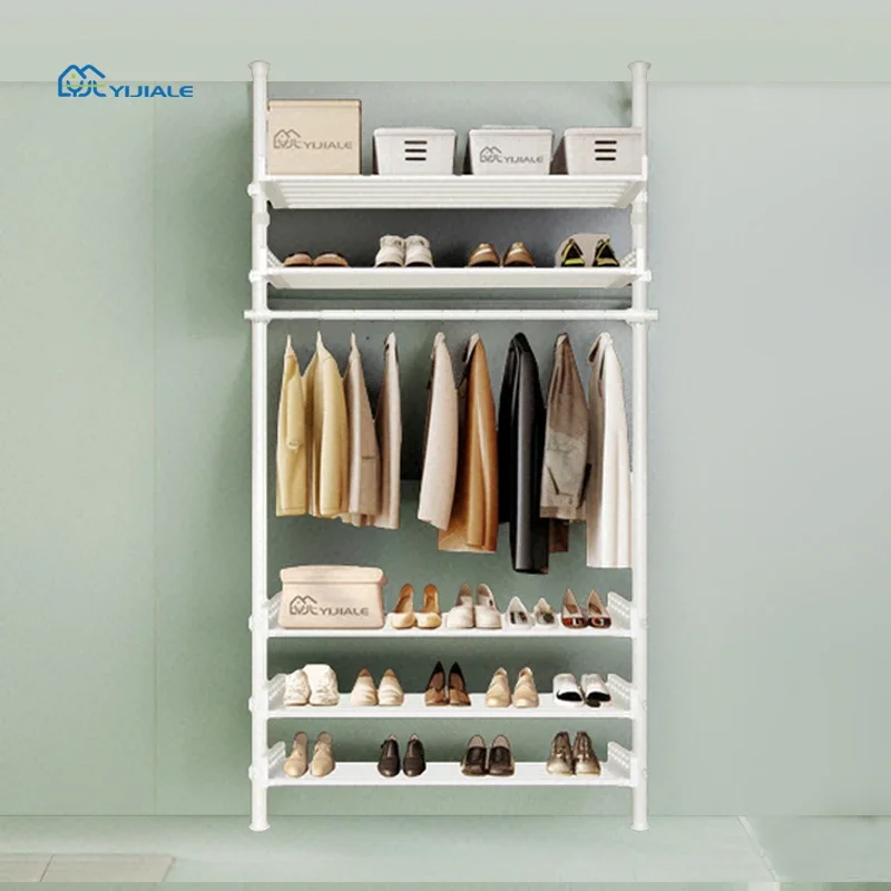 Поддержка образца Ом/Ом Стеллаж для хранения одежды Полка обуви Портативная