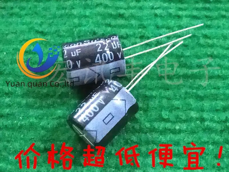 

30pcs original new 400V 22UF 22UF400V high quality electrolytic capacitor soft feet with good quality