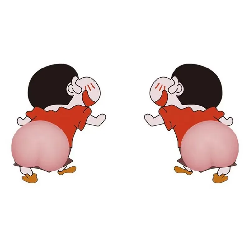 

1 пара маленьких игрушек, мультяшная задница для декомпрессии и расслабления, аниме-наклейки, чехол для мобильного телефона, автомобильные наклейки, вечерние розыгрыши