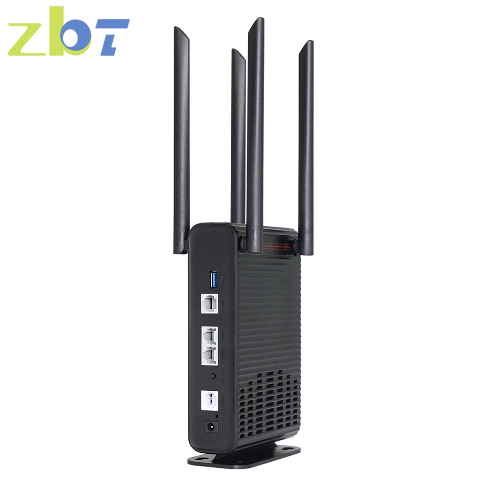 

ZBT WIFI6 Router 1800Mbps USB3.0 Openwrt Firmware DDR3 256MB Flash 16MB 3*Gigabit LAN WAN 802.11ax Wifi 6 Hotspot Access Point