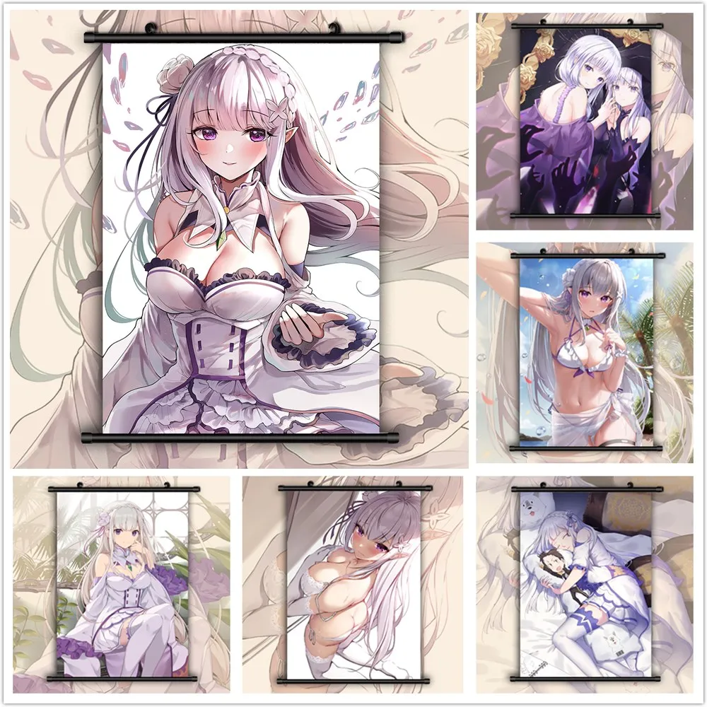 Алмазная живопись сделай сам 5D Re Zero Emilia HD полноформатная вышивка мозаика