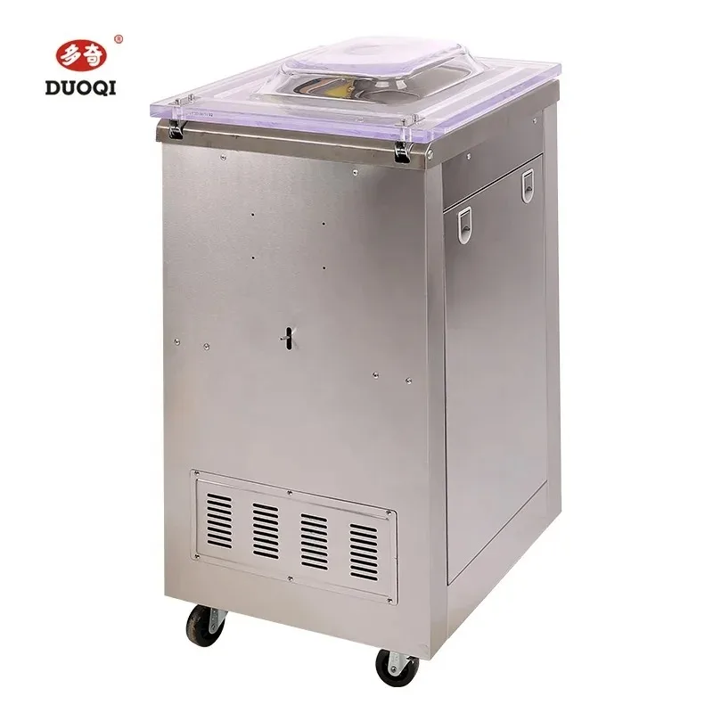 Фото Вакуумный упаковщик DUOQI DQVC-500 с цифровым ПЛК-экраном, функцией сохранения настроек, большой камерой и возможностью индивидуальной настройки языка №5
