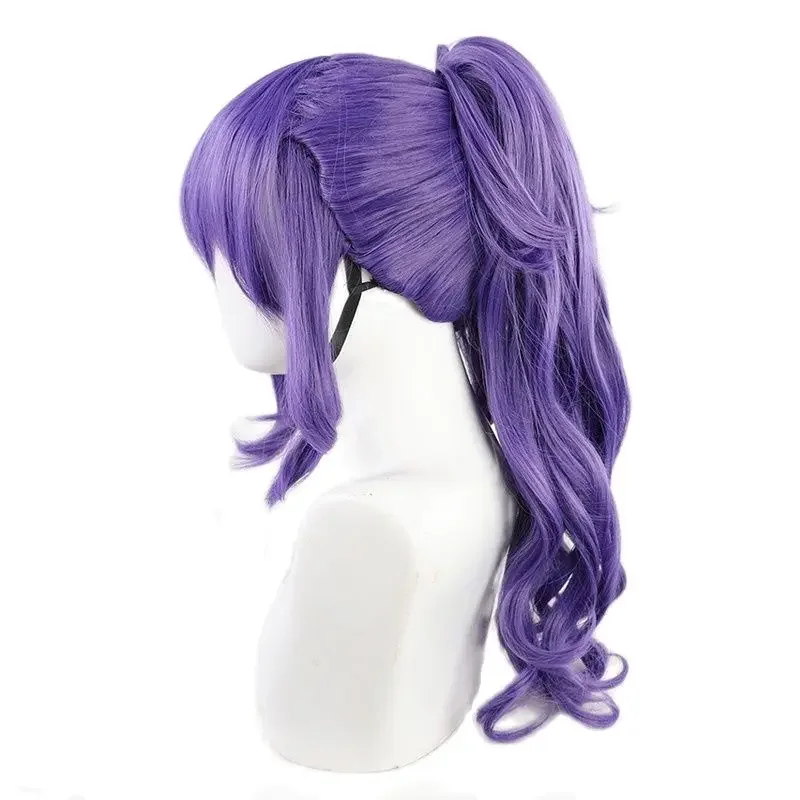 Asahina Mafuyu Косплей Парик Проект SEKAI ЦВЕТНАЯ СЦЕНА! Вьющиеся фиолетовые термостойкие