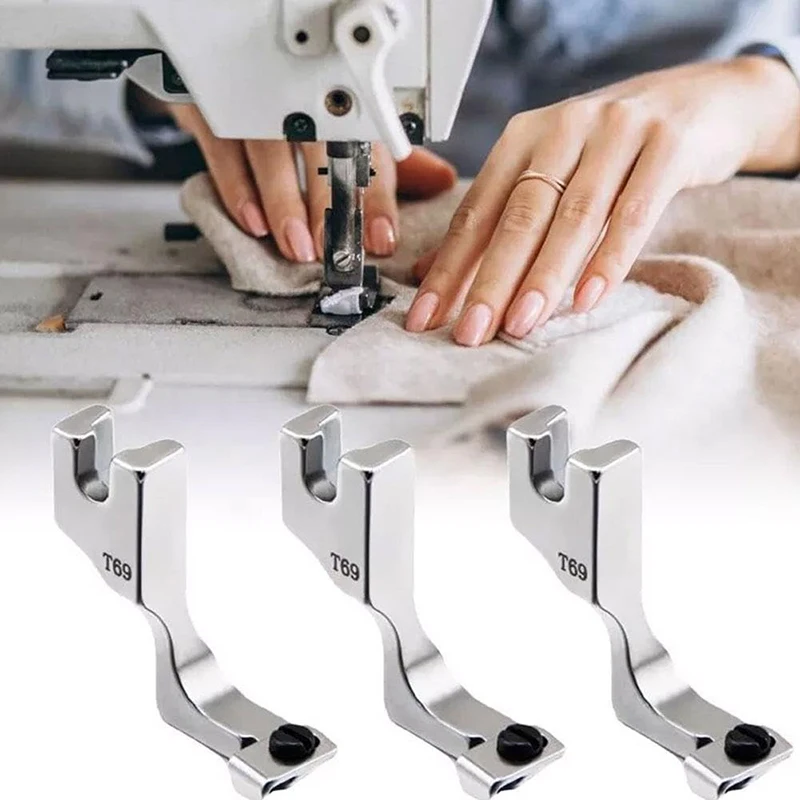 T69 Регулируемая невидимая прижимная лапка для молнии односторонние ножки