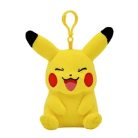 anime pokemon pikachu keychain pendant plush toy doll school bag pendant gift