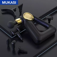 mukasi 32 levels massage gun lcd display electric massager deep tissue muscle neck body back relaxation fitness pain relief