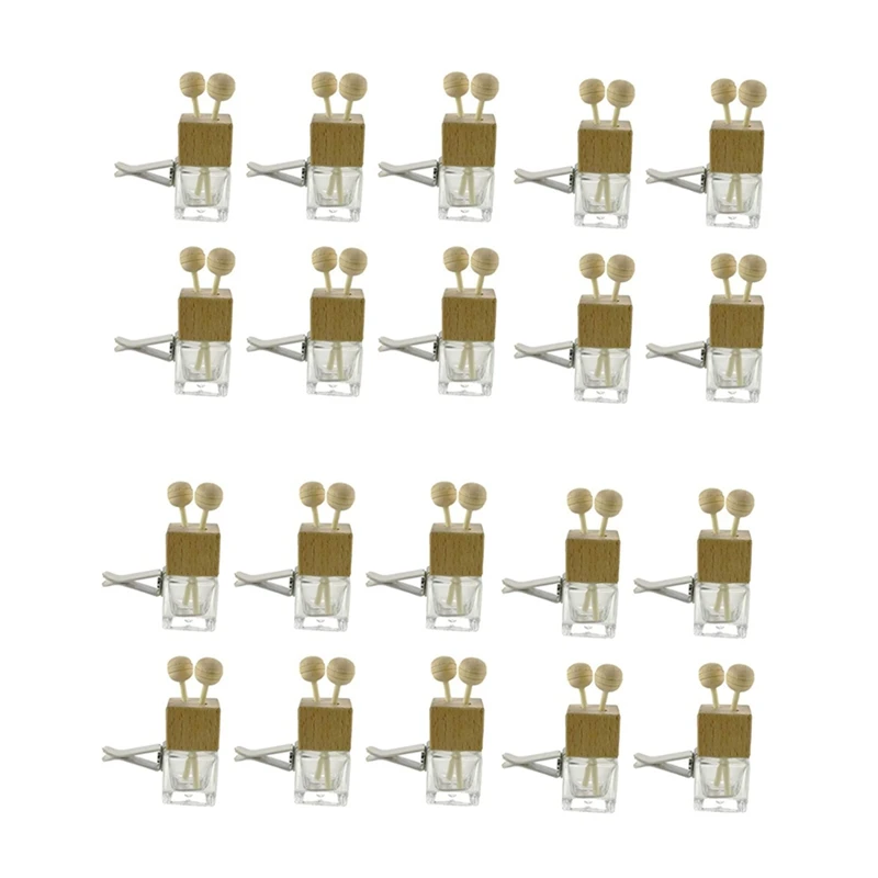 

Hot 20Pcs Car Perfume Vent Clip Auto Air Outlet Perfume Bottle Remove Odor Essential Oil Diffuser Aroma Fragrance Diffuser