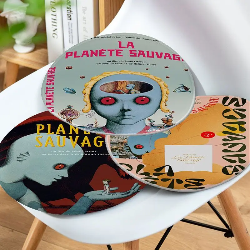 

Fantastic Planet La Planete Sauvage Sci-Fi Classic Movie Art Home Kitchen Office Chair Seat Cushion Pads Sofa Seat Cushions