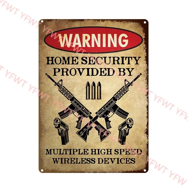 Металлическая Жестяная Вывеска Темная Опасность По Индивидуальному Заказу