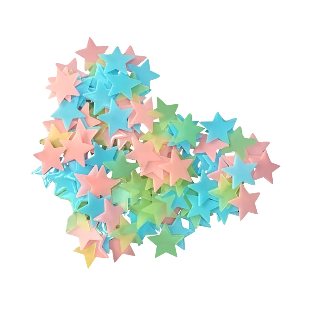 

50 Pcs Skz Stickers Star Stickers Glow The Dark Wall Decorate Fluorescent Stars Stickers Glow The Dark Ceiling Stickers Baby