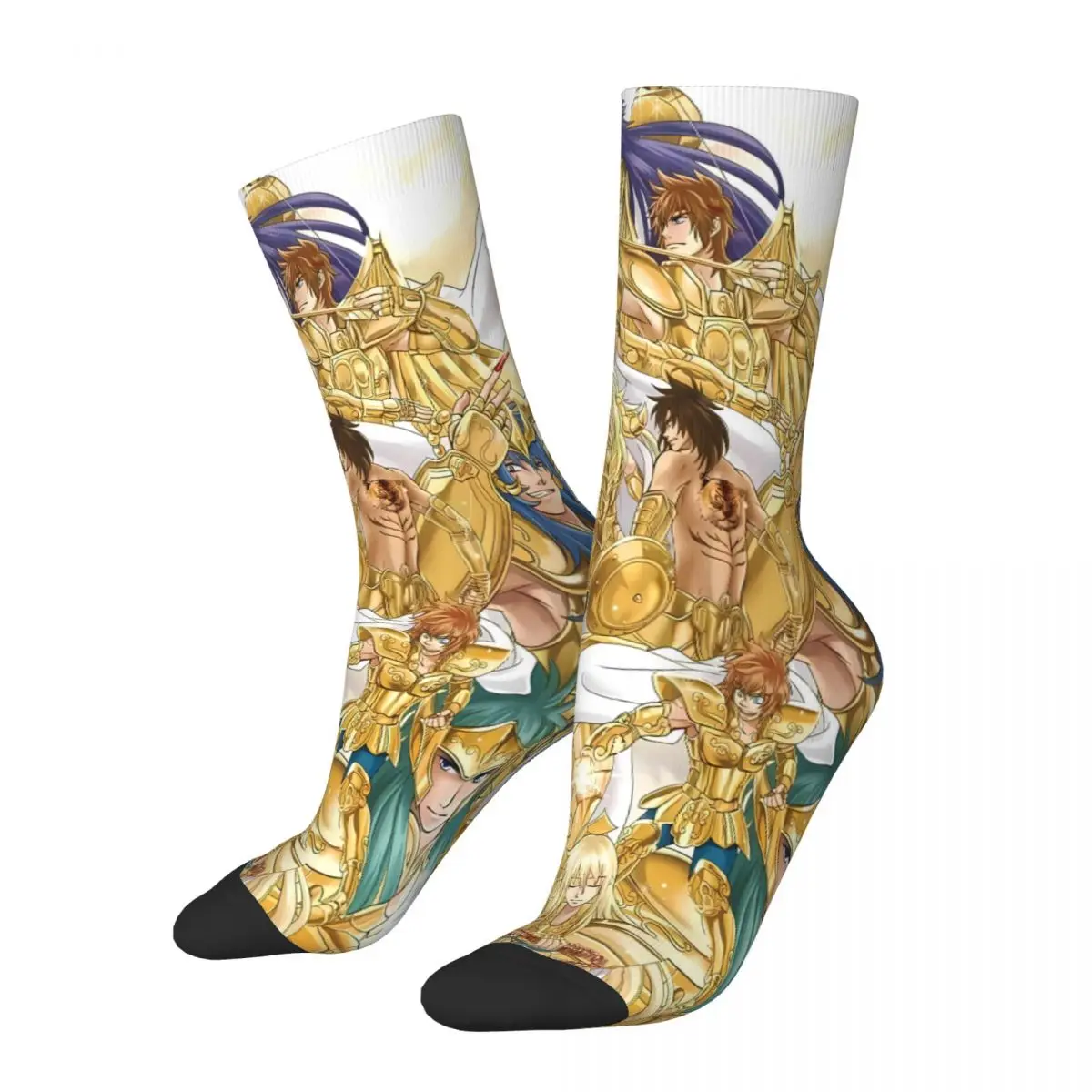 

Legend Saint Seiya носки с символикой аниме мужской женский носки на осень хип-хоп