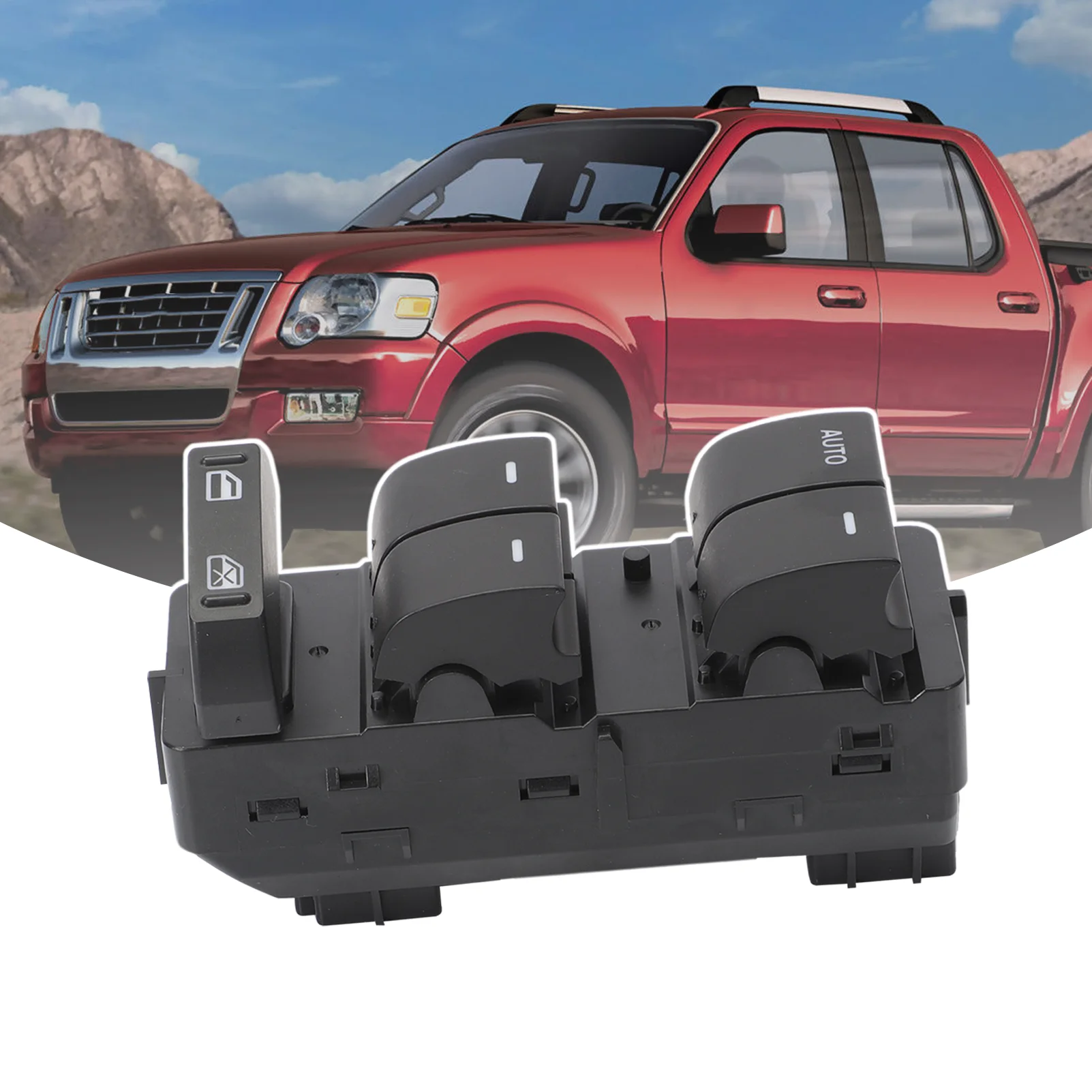 8L1Z-14529-AA Window Master Электрический переключатель управления со стороны водителя для