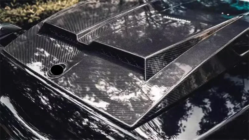 Настоящий комплект капота двигателя из углеродного волокна для Mercedes Benz G Class W463 G350