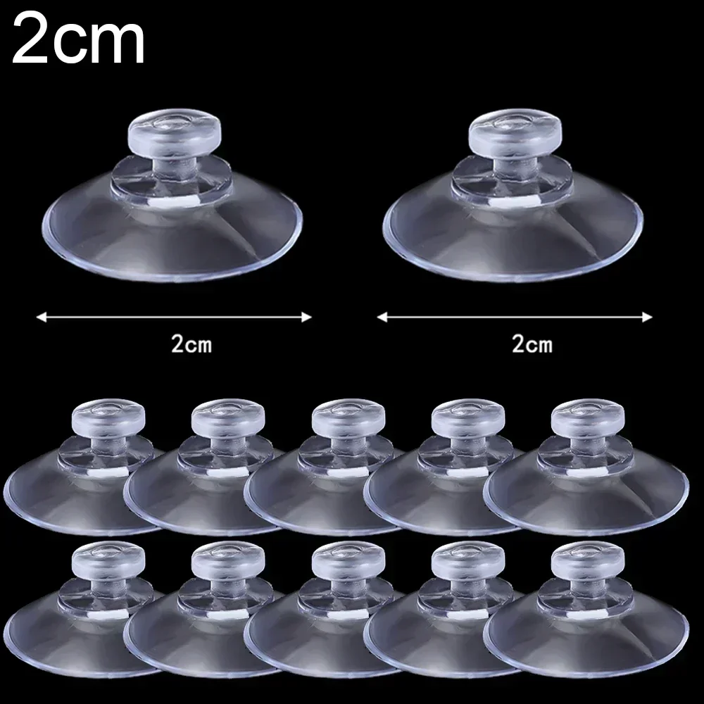 

Прозрачные присоски-грибы, универсальные крючки из ПВХ