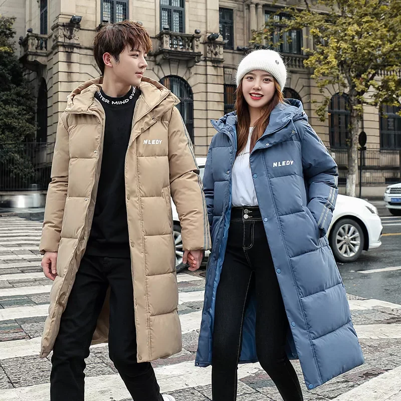 New2022 women's leisure medium length 2021 new Korean fashion British letter printed padded women 8615