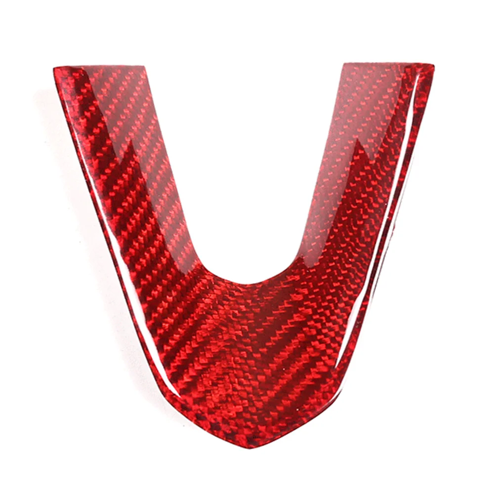 

Автомобильный руль из углеродного волокна, U-Образный Декор, отделка, наклейки для Cadillac CT5 (красный)