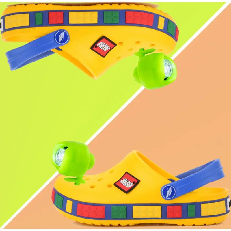 

Фары для крокса 2 шт., маленькие светильники для крокса, ночного бега, пешего туризма, рыбалки, аксессуары для украшения обуви, забавный подар...