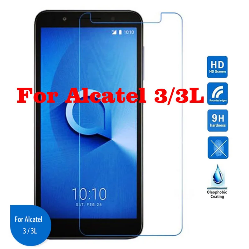 Закаленное стекло для Alcatel 3 3L 3X 3V 3C 2019 защитная пленка экрана Защитная 5052D 5052 5058i 5058