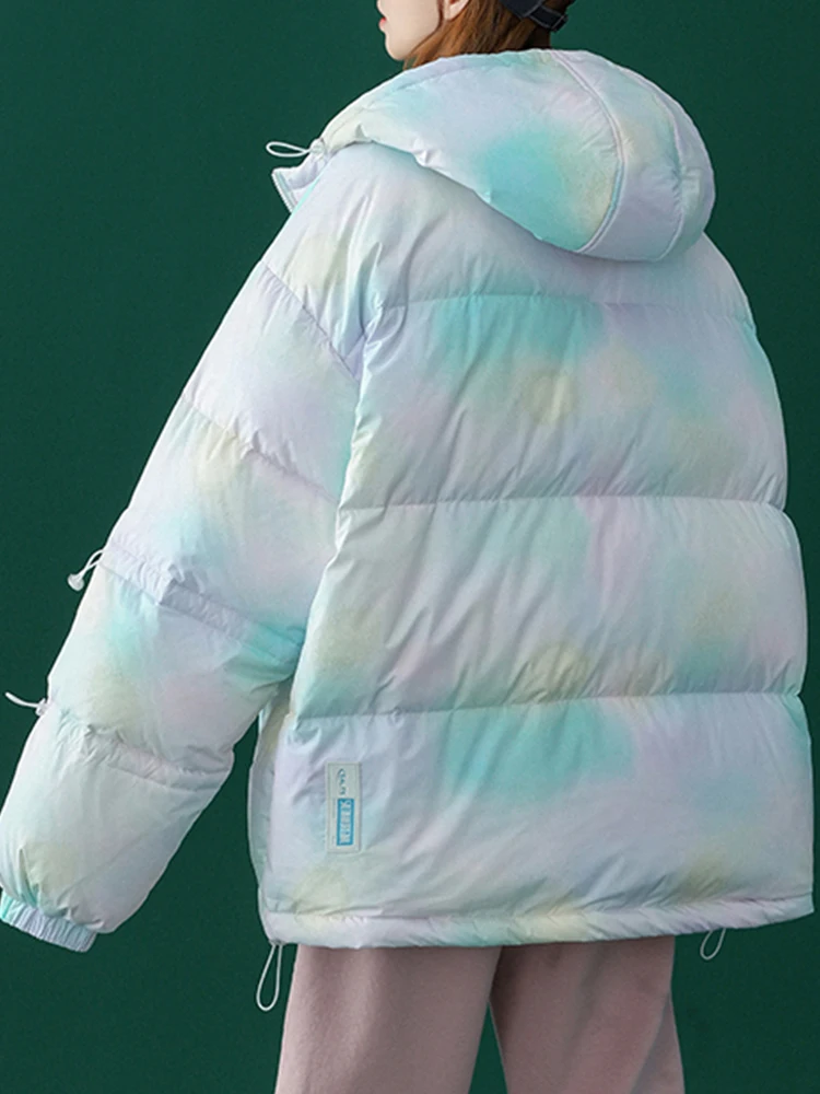 Winter Jacket Women Casual Loose Hooded Parkas Female Thicken Warm Solid Winter Coats for Woman