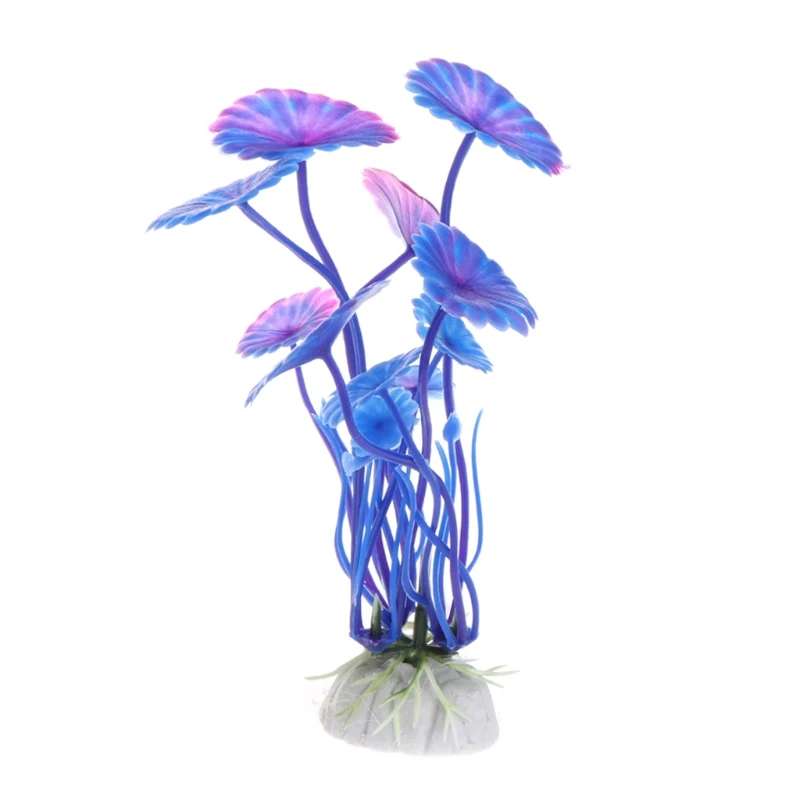 

Aquarium Plants Artificial Aquatic Plants Aquarium Landscape Ornament for Tropical Fish Tank Turtle Habitat Decoration