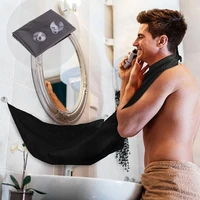 man bathroom apron waterproof male beard hair care shave apron mustache cutting repair bib household cleaning tools protector