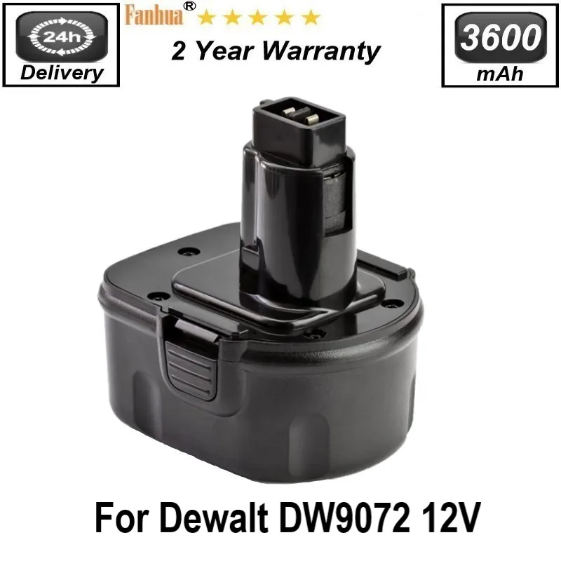 12 В 3600 мАч DC9071 запасная Ni-MH батарея достаточной емкости для Dewalt DW9072 DW9071 DE9037 DE9071 DE9072