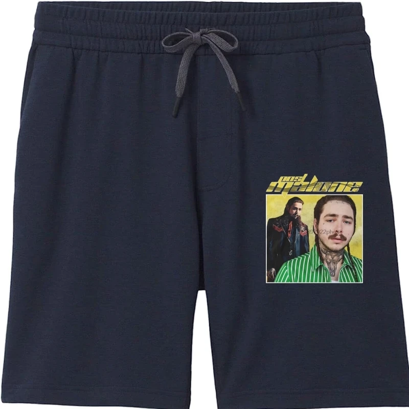 

Post Malone 90s Vintage Unisex Black Shorts man