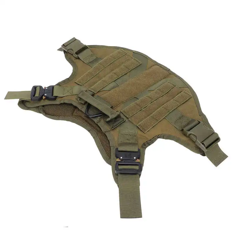 

Military Vest Army Green Military Dog Vest with Handle for Pet