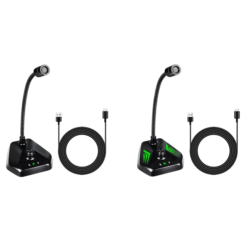 

USB Conference Microphone, Gooseneck Microphone, Suitable For Computer, With Mute Button