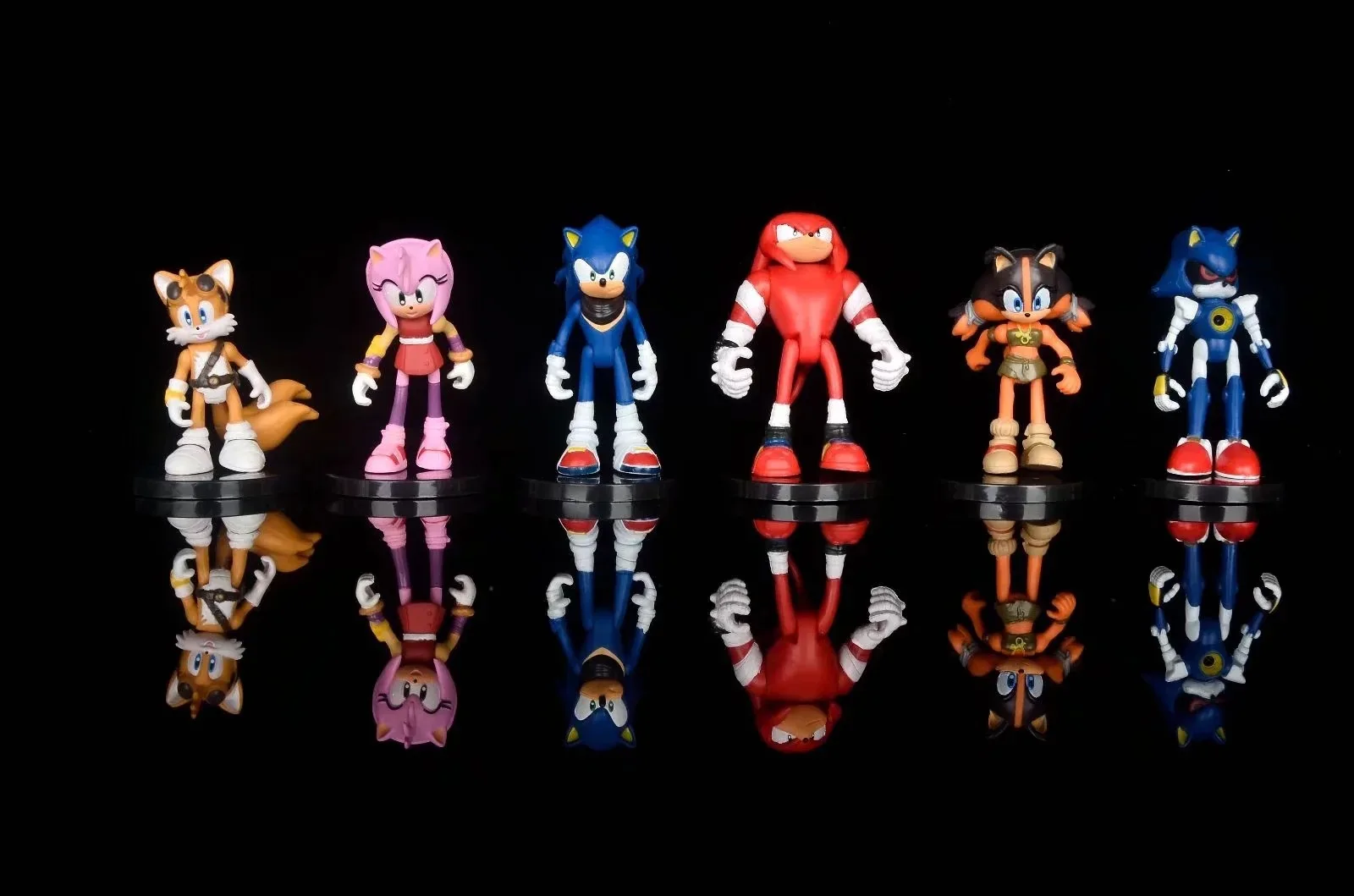 2022 Новое поступление 6 шт./компл. игрушка Sonic Ежик версия кукла экшн-фигурка