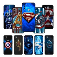 captain shield logo marvel phone case cover for oppo a53s f19 a53 a74 a93 a54 a16s a15s a31 matte fashion funda full style