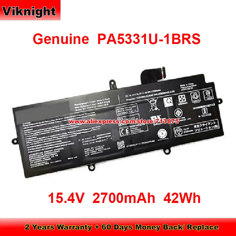 

Genuine PA5331U-1BRS Battery 4ICP4/63/68 for Toshiba Dynabook Portege A30-E-10N A30-E-120 X30L-G A40-E 15.4V 2700mAh 42Wh