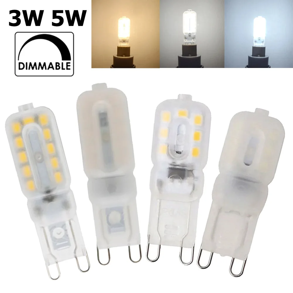 Светодиодная лампочка G9 3W 5W 2835SMD Мини - лампа для замены галогенной лампы 20W 30W