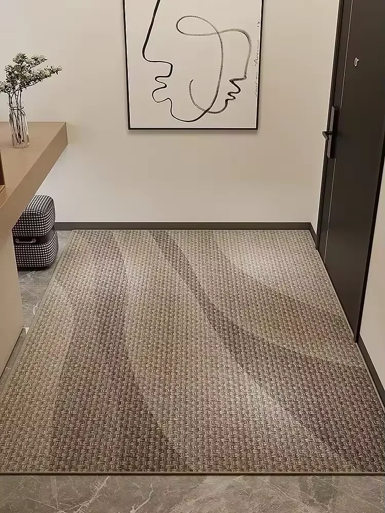 Alfombrilla baño antideslizante alfombrilla ducha absorbente lavable a máquina con borlas entrada y comedor