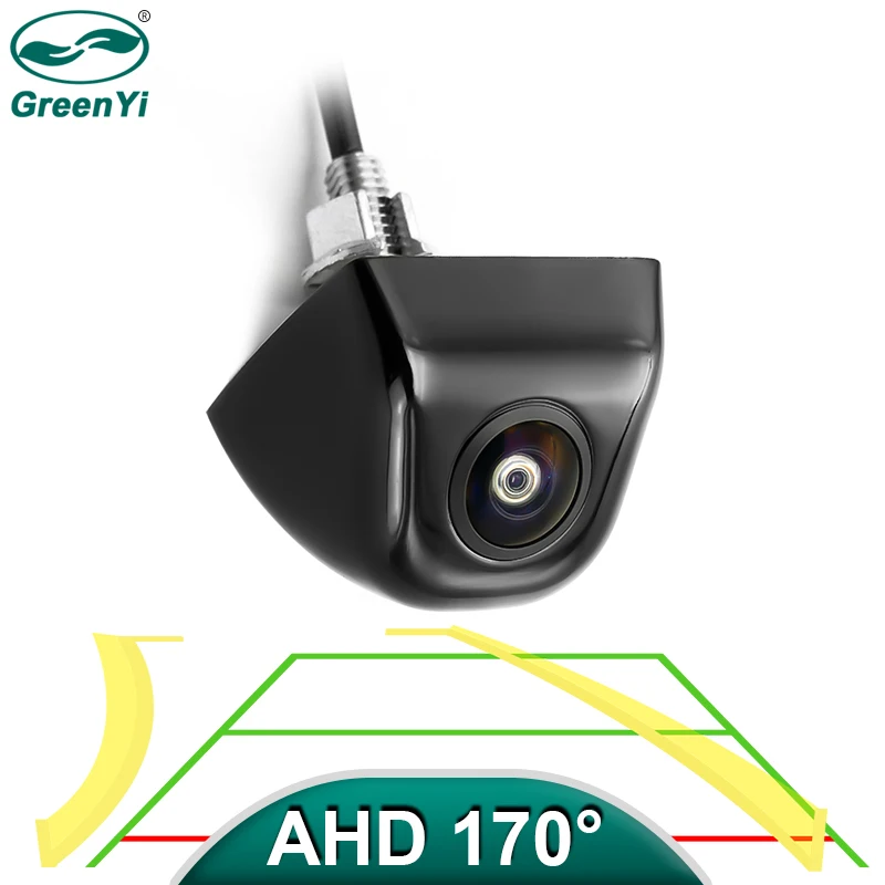 

MeyRton AHD 170 Degree Car Camera Dynamic Trajectory Parking Line Fish Eye Lens Starlight Night Vision Vehicle Rear View Camera