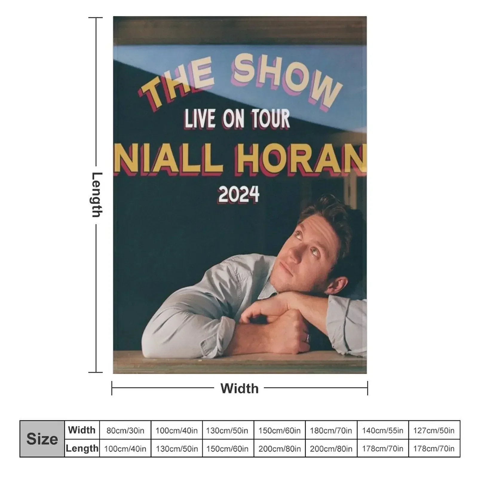 Плед Naunl Niall Heartbreak North American Tour 2021 утяжеленные самое мягкие одеяла