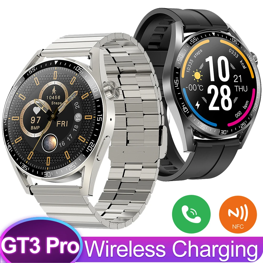 Смарт-часы GT3 Pro мужские с беспроводной зарядкой NFC IP68 |