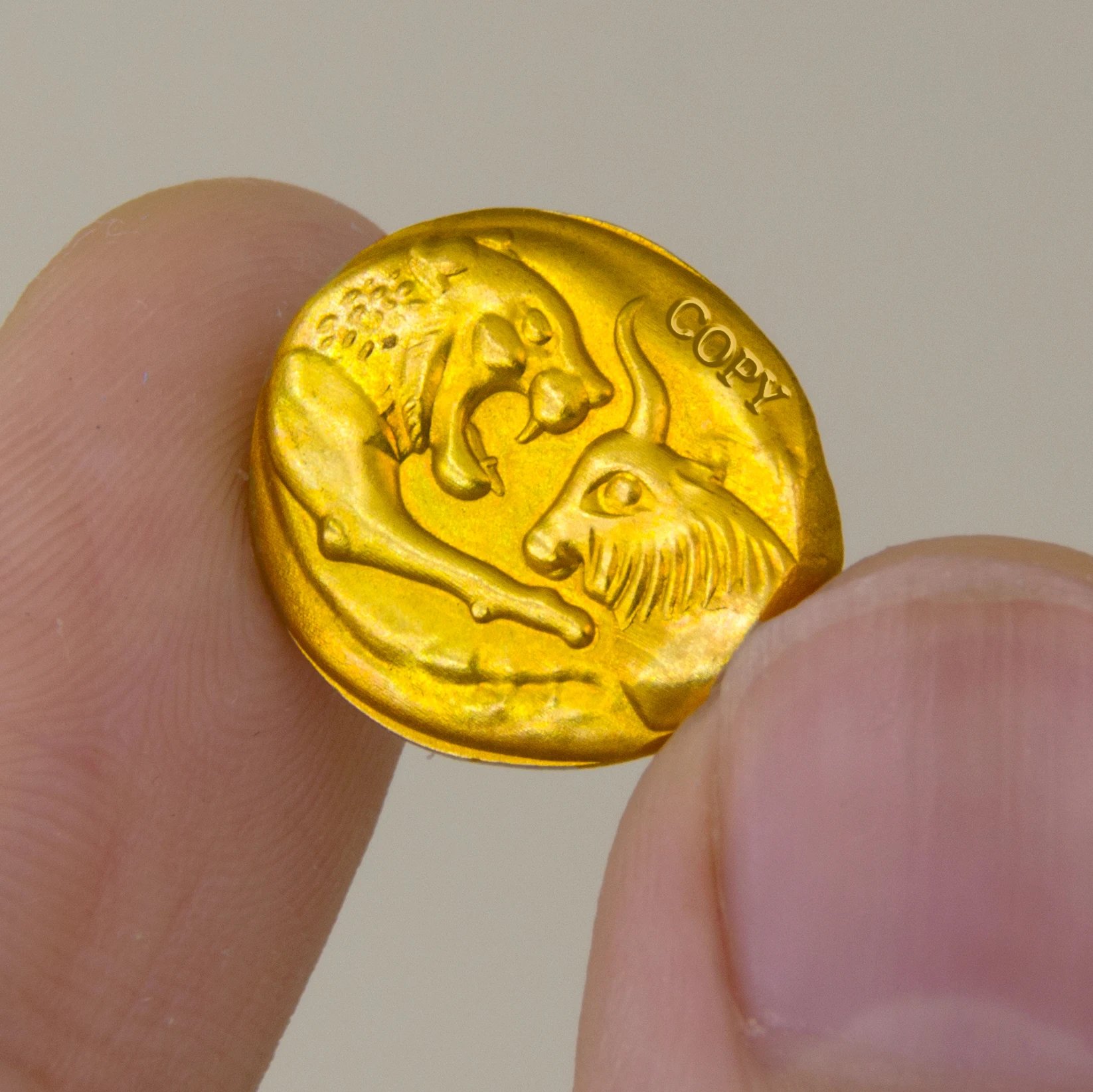 

Металлические подвески "Греция Лев и ягненка"