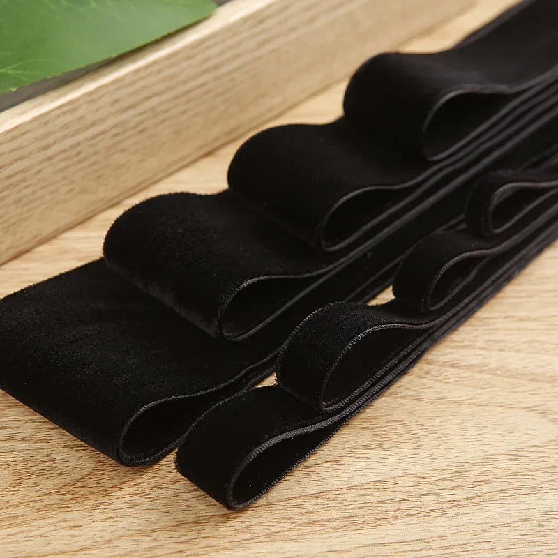 Двусторонняя флокирующая лента с бантом-бабочкой аксессуар для волос материал