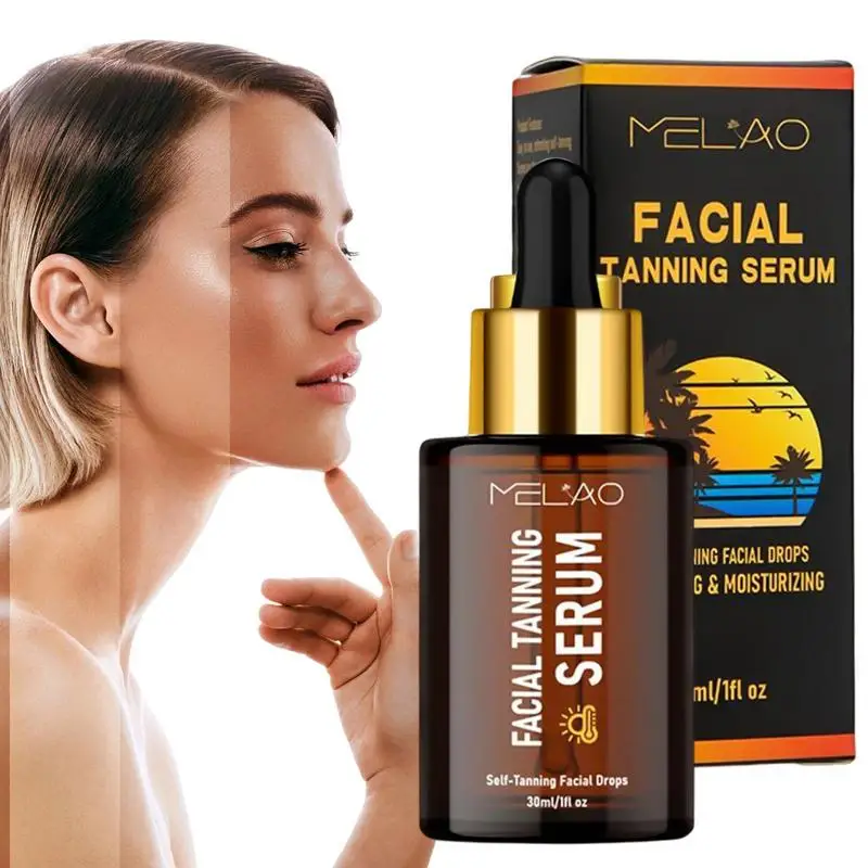 

30mL Self Tanning Drops Face And Body Moisturizing Tanning Serums Natural Glow Body Bronzing Drops Long Lasting Fake Tan Lotion