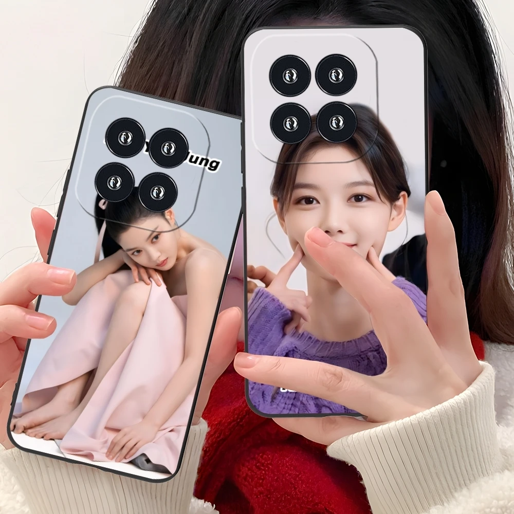 Чехол для мобильного телефона KPOP Kim You Jung Xiaomi 14 13 12 11 10 9 T Ultra Lite Pro S SE X 5G черный